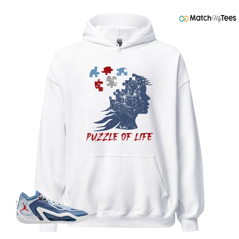 NIKE JORDAN TATUM 1 DENIM SNEAKER Matching Tees hoodie