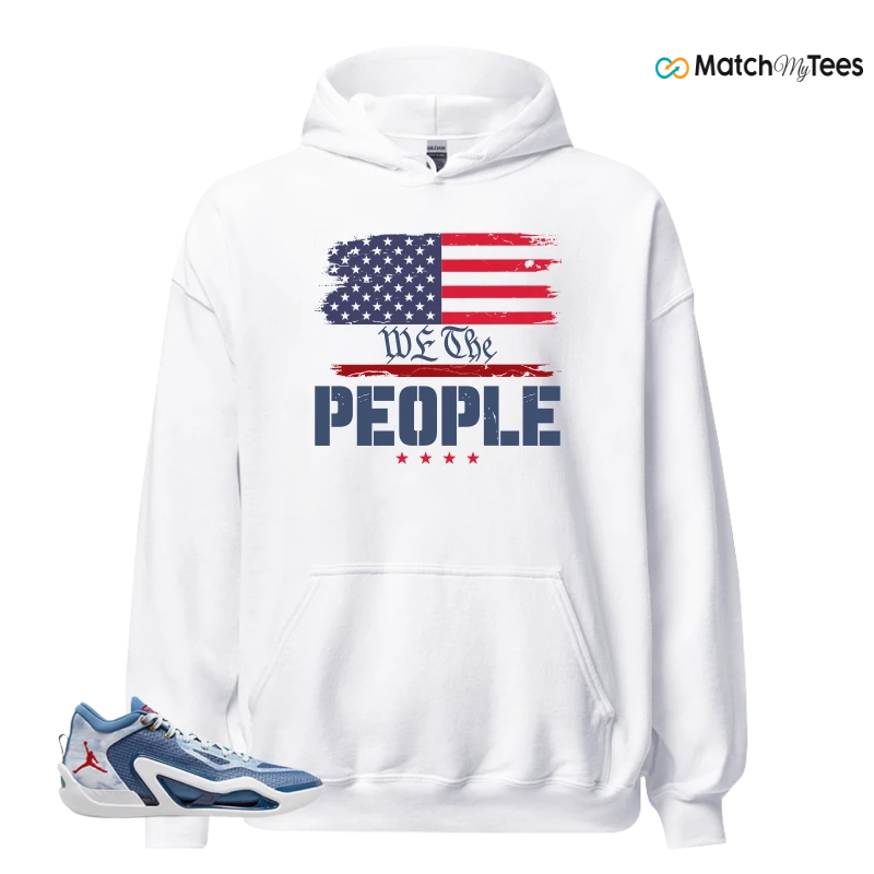 NIKE JORDAN TATUM 1 DENIM SNEAKER Matching Tees hoodie