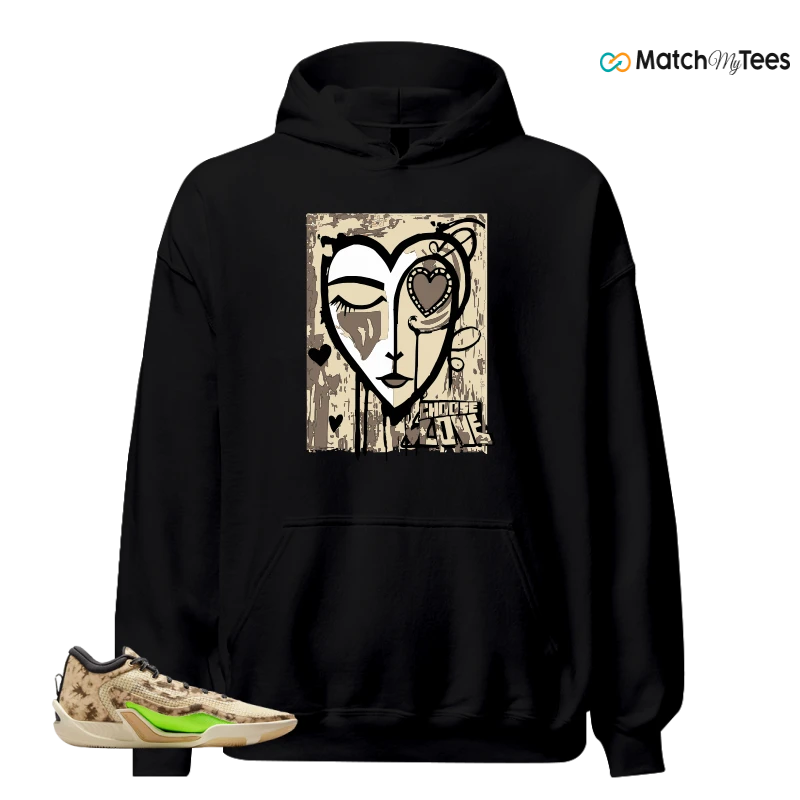 NIKE JORDAN TATUM 1 TUNNEL WALK TAN BLACK SAIL VOLT SNEAKER Matching Tees hoodie