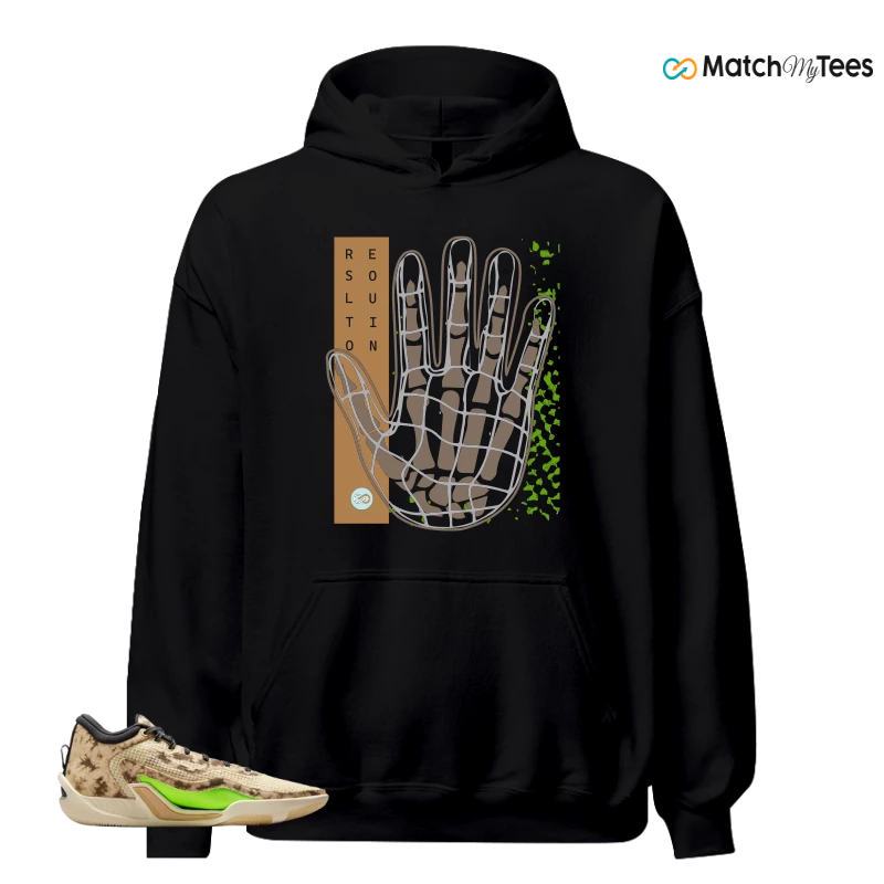 NIKE JORDAN TATUM 1 TUNNEL WALK TAN BLACK SAIL VOLT SNEAKER Matching Tees hoodie