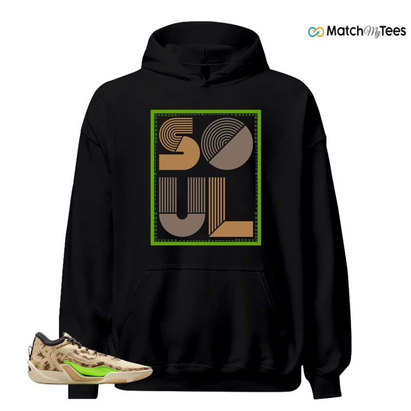 NIKE JORDAN TATUM 1 TUNNEL WALK TAN BLACK SAIL VOLT SNEAKER Matching Tees hoodie