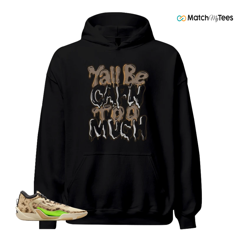 NIKE JORDAN TATUM 1 TUNNEL WALK TAN BLACK SAIL VOLT SNEAKER Matching Tees hoodie