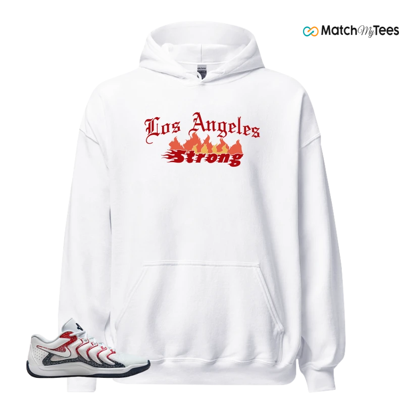 NIKE KD 17 USA WHITE UNIVERSITY RED OBSIDIAN SNEAKER Matching Tees hoodie