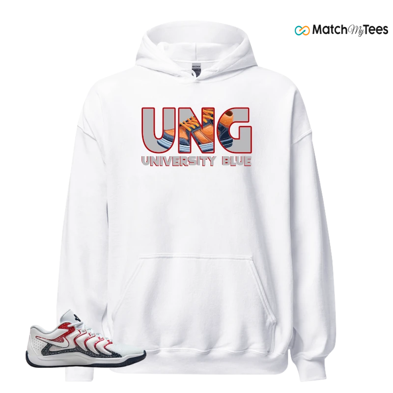 NIKE KD 17 USA WHITE UNIVERSITY RED OBSIDIAN SNEAKER Matching Tees hoodie