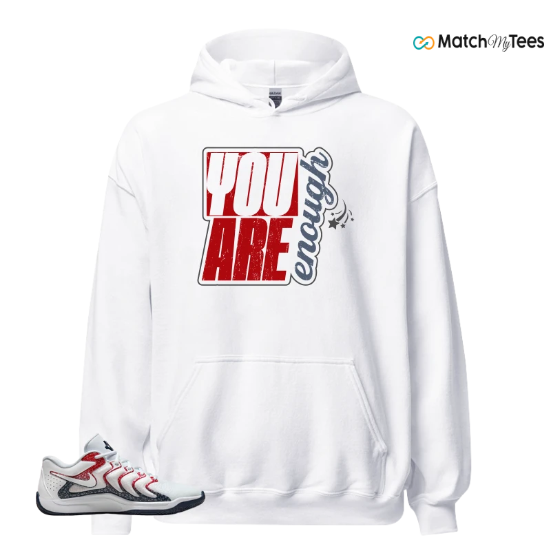 NIKE KD 17 USA WHITE UNIVERSITY RED OBSIDIAN SNEAKER Matching Tees hoodie