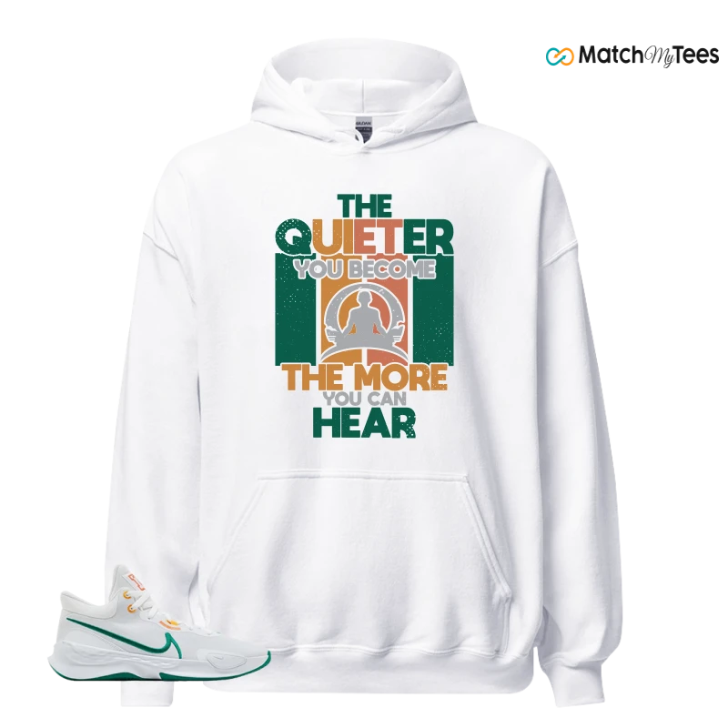 NIKE RENEW ELEVATE 3 WHITE MALACHITE SNEAKER Matching Tees hoodie