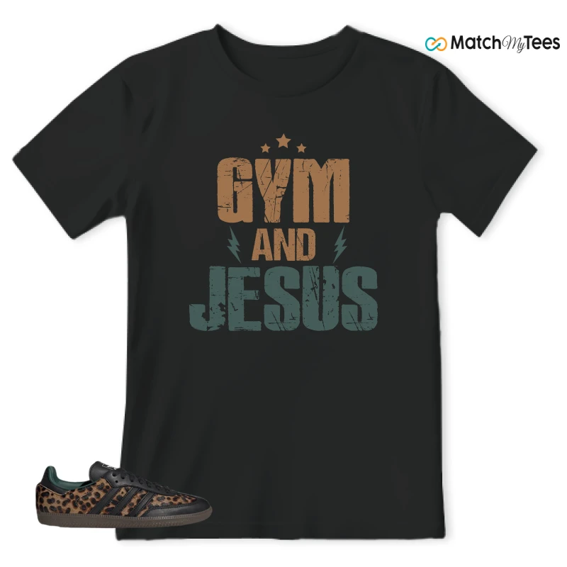 ADIDAS SAMBA OG LEOPARD PACK COLLEGIATE GREEN WMNS SNEAKER Matching Tees t-shirt