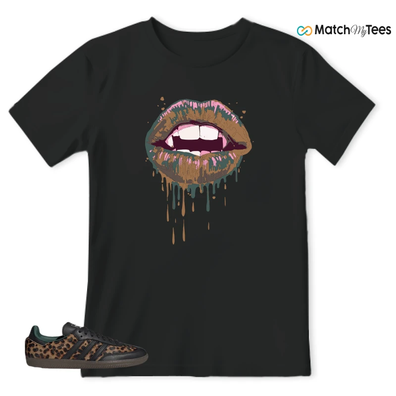 ADIDAS SAMBA OG LEOPARD PACK COLLEGIATE GREEN WMNS SNEAKER Matching Tees T-shirt for Men