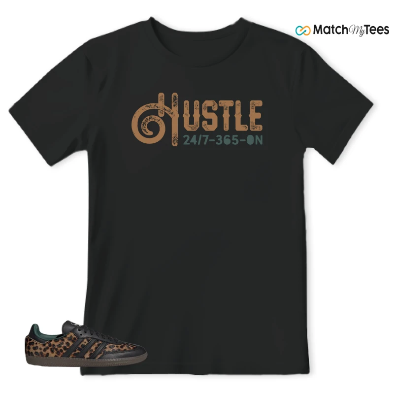 ADIDAS SAMBA OG LEOPARD PACK COLLEGIATE GREEN WMNS SNEAKER Matching Tees t-shirt