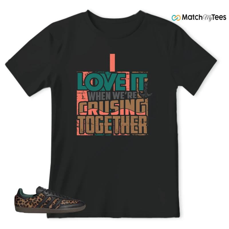 ADIDAS SAMBA OG LEOPARD PACK COLLEGIATE GREEN WMNS SNEAKER Matching Tees t-shirt