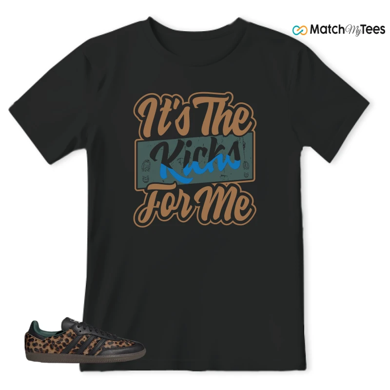 ADIDAS SAMBA OG LEOPARD PACK COLLEGIATE GREEN WMNS SNEAKER Matching Tees t-shirt