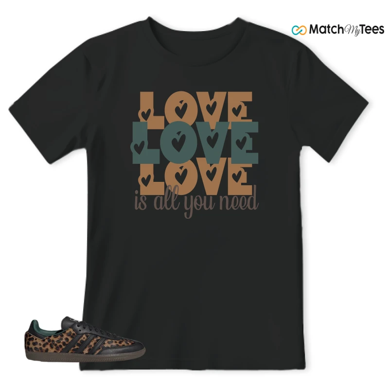 ADIDAS SAMBA OG LEOPARD PACK COLLEGIATE GREEN WMNS SNEAKER Matching Tees t-shirt