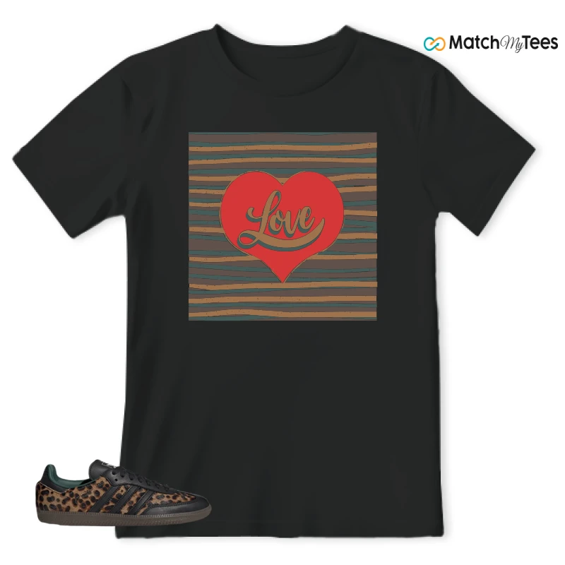 ADIDAS SAMBA OG LEOPARD PACK COLLEGIATE GREEN WMNS SNEAKER Matching Tees t-shirt