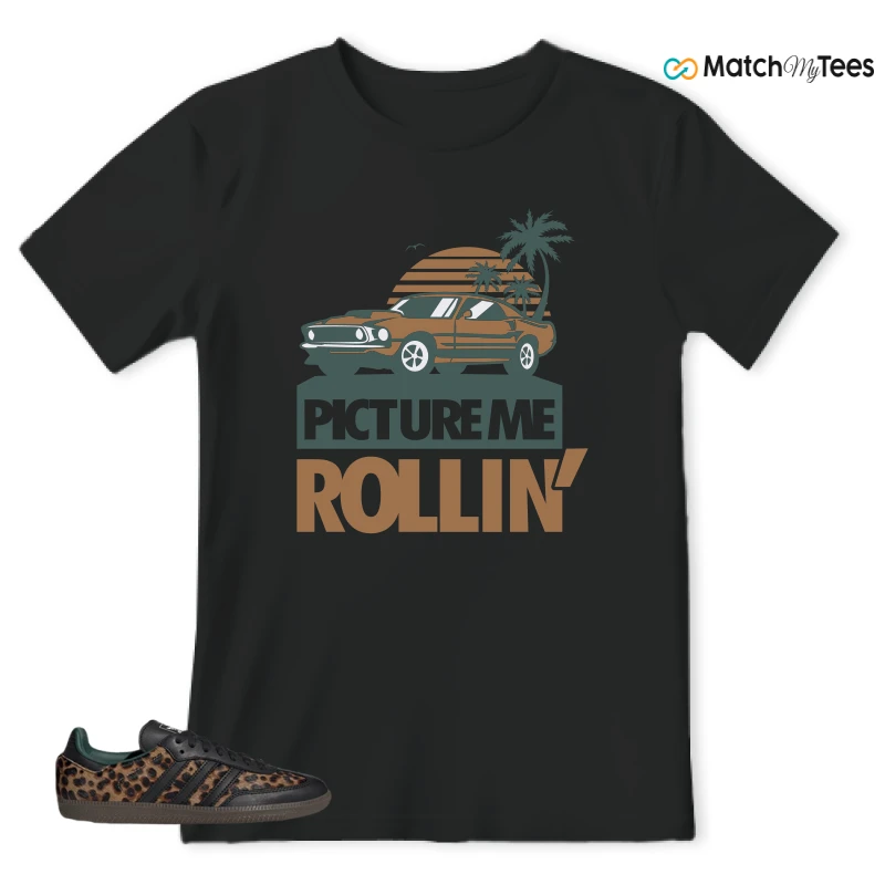 ADIDAS SAMBA OG LEOPARD PACK COLLEGIATE GREEN WMNS SNEAKER Matching Tees t-shirt