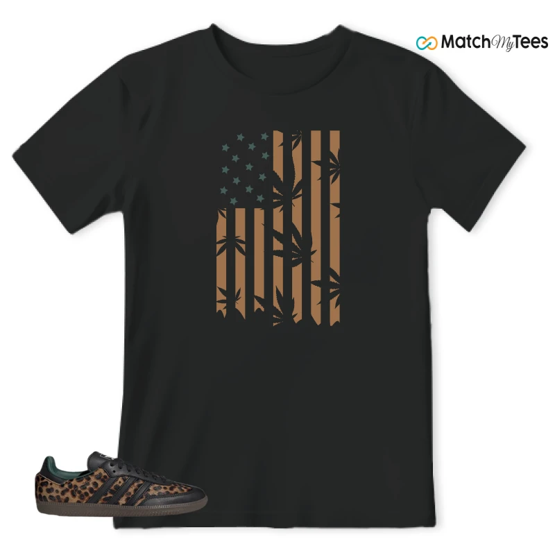 ADIDAS SAMBA OG LEOPARD PACK COLLEGIATE GREEN WMNS SNEAKER Matching Tees t-shirt