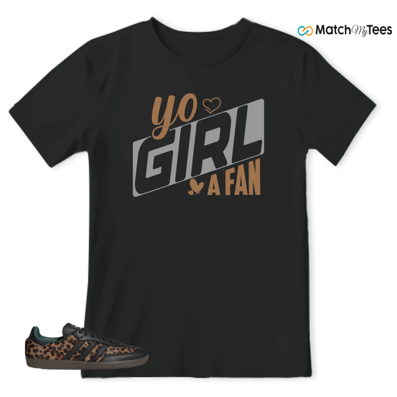 ADIDAS SAMBA OG LEOPARD PACK COLLEGIATE GREEN WMNS SNEAKER Matching Tees t-shirt