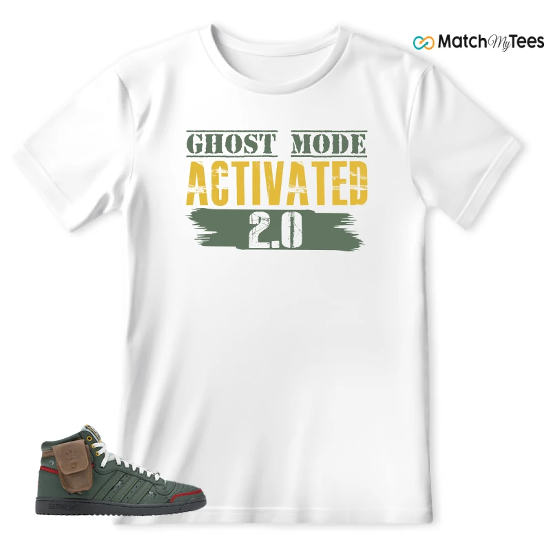 ADIDAS TOP TEN HI STAR WARS BOBA FETT SNEAKER Matching Tees t-shirt
