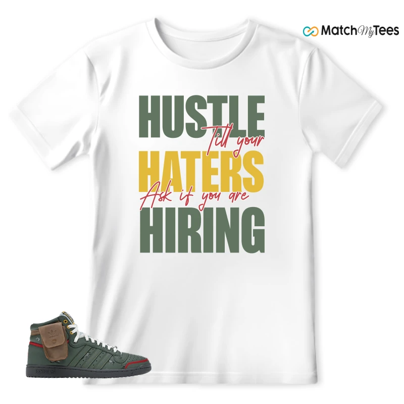 ADIDAS TOP TEN HI STAR WARS BOBA FETT SNEAKER Matching Tees t-shirt