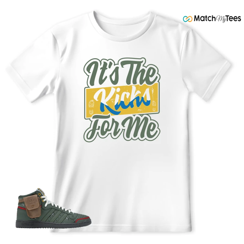 ADIDAS TOP TEN HI STAR WARS BOBA FETT SNEAKER Matching Tees t-shirt