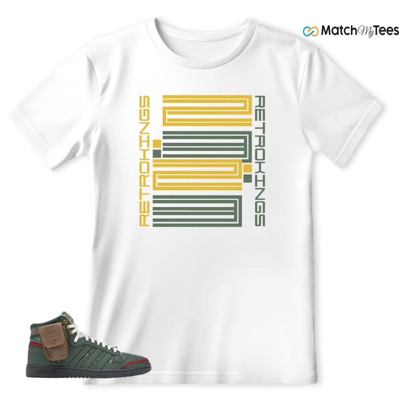 ADIDAS TOP TEN HI STAR WARS BOBA FETT SNEAKER Matching Tees t-shirt