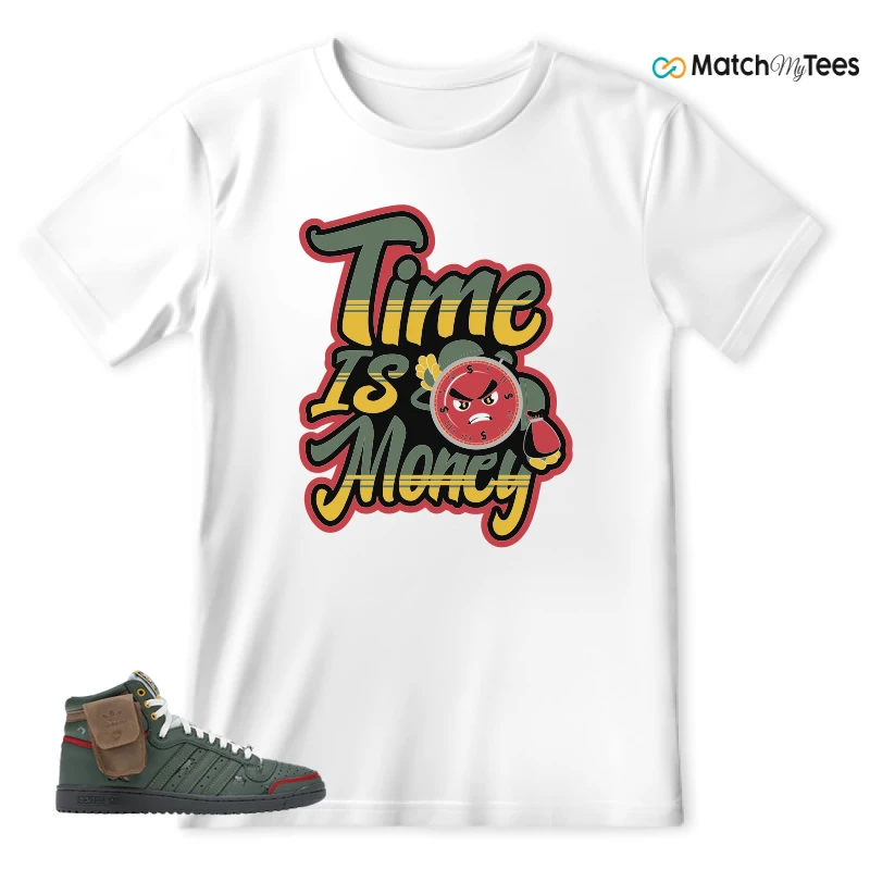 ADIDAS TOP TEN HI STAR WARS BOBA FETT SNEAKER Matching Tees t-shirt
