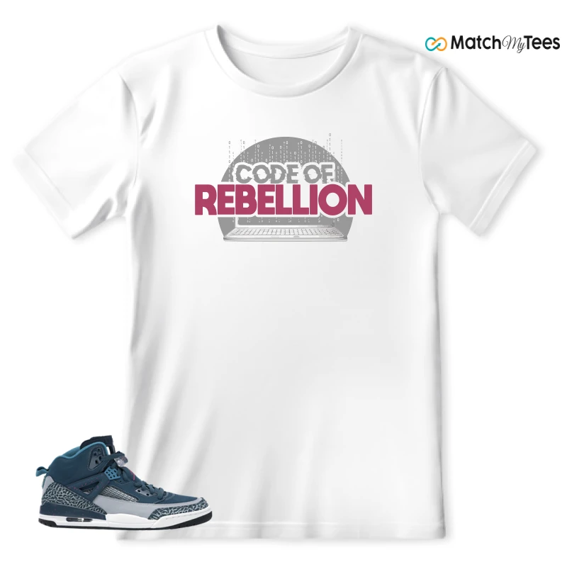 NIKE JORDAN SPIZIKE SPACE BLUE SNEAKER Matching Tees t-shirt