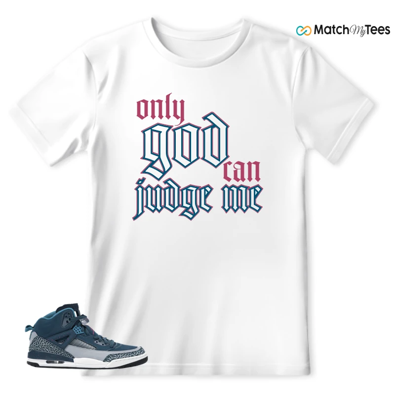 NIKE JORDAN SPIZIKE SPACE BLUE SNEAKER Matching Tees t-shirt