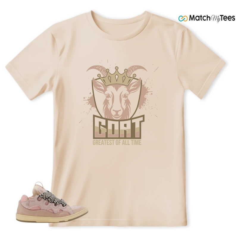 LANVIN CURB LEATHER SNEAKERS Matching Tees t-shirt