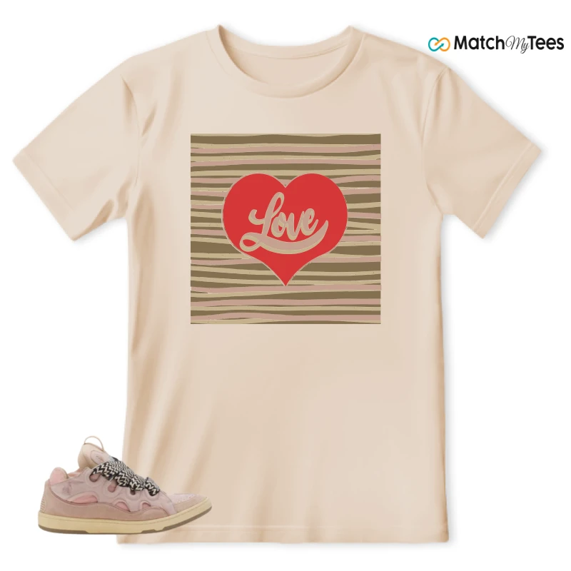 LANVIN CURB LEATHER SNEAKERS Matching Tees t-shirt
