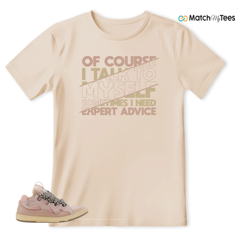 LANVIN CURB LEATHER SNEAKERS Matching Tees t-shirt