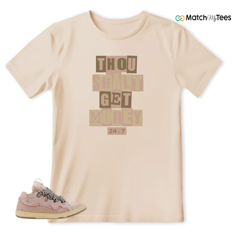 LANVIN CURB LEATHER SNEAKERS Matching Tees t-shirt