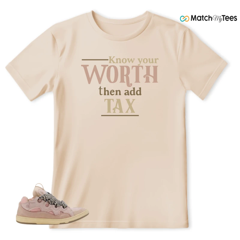 LANVIN CURB LEATHER SNEAKERS Matching Tees t-shirt
