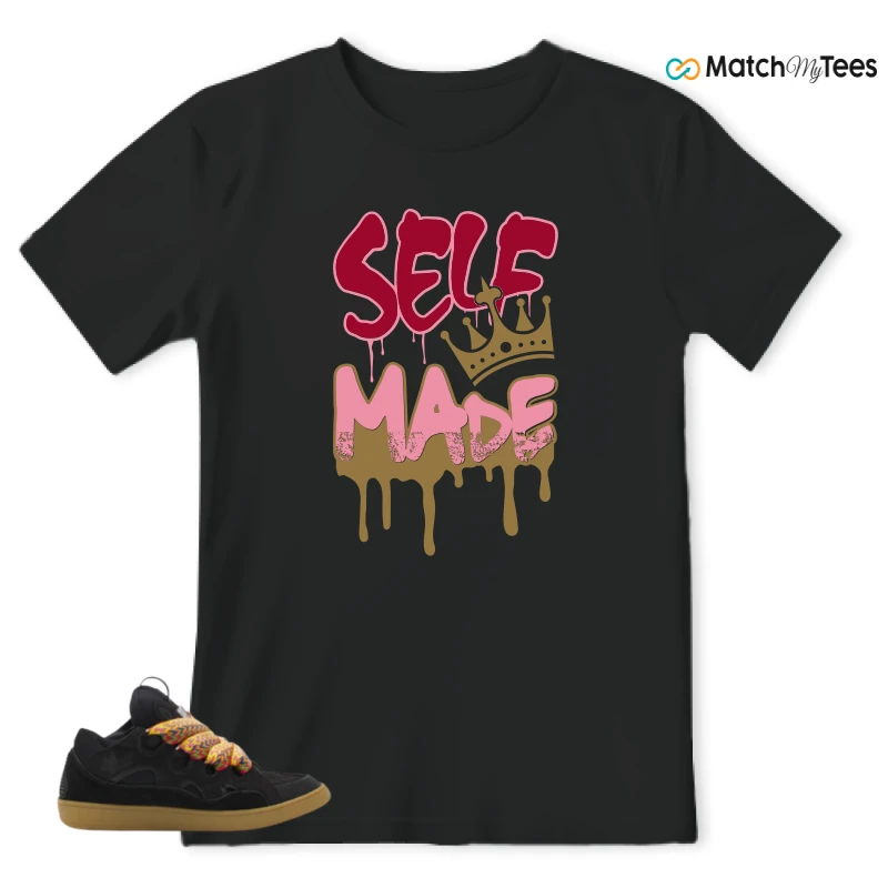 LANVIN CURB LEATHER SNEAKERS Matching Tees t-shirt