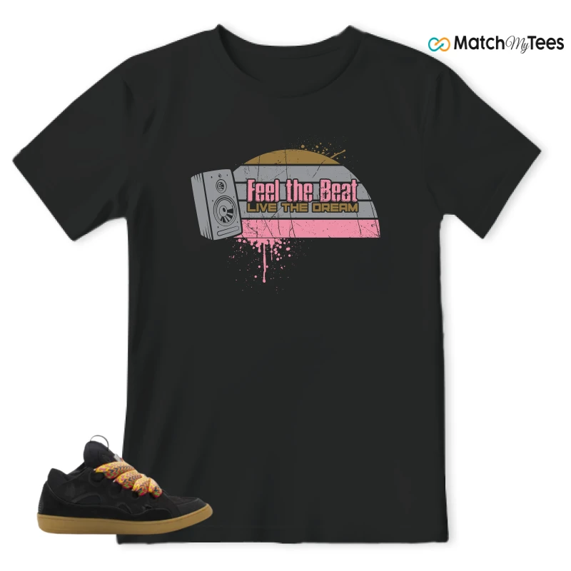 LANVIN CURB LEATHER SNEAKERS Matching Tees t-shirt