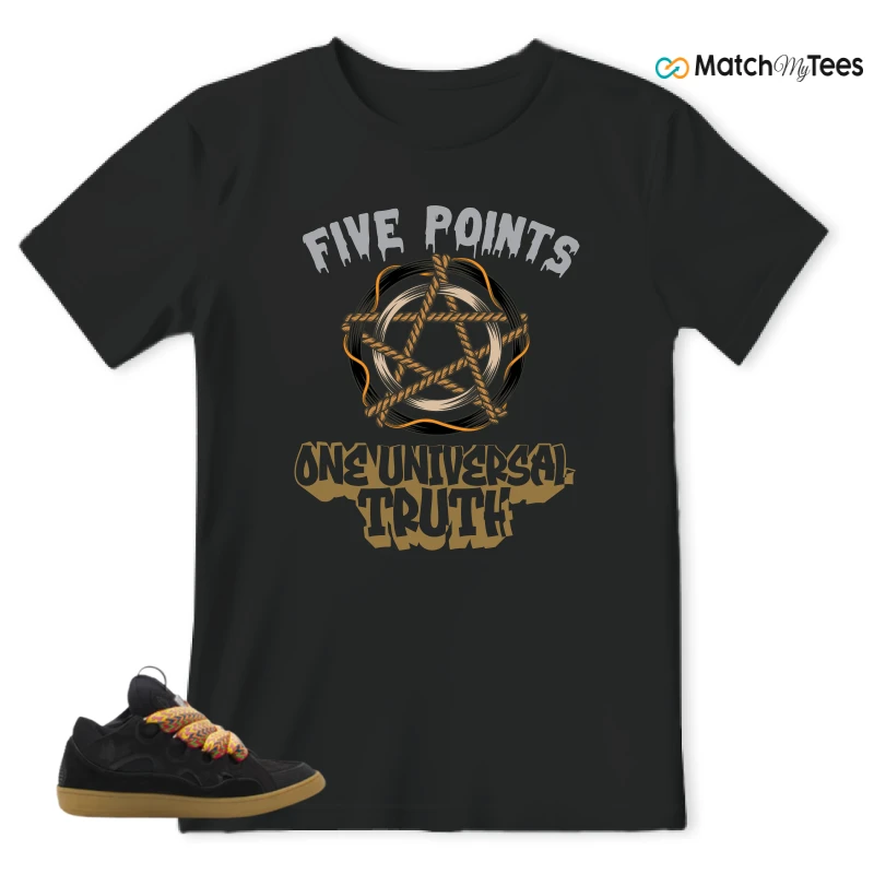 LANVIN CURB LEATHER SNEAKERS Matching Tees t-shirt