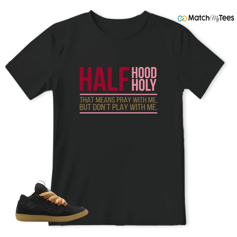LANVIN CURB LEATHER SNEAKERS Matching Tees t-shirt