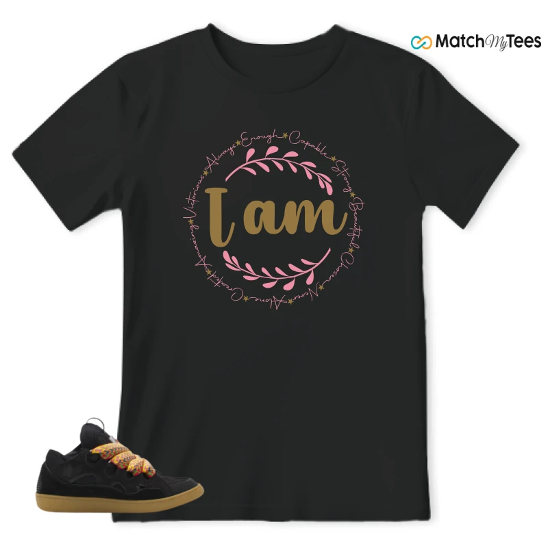 LANVIN CURB LEATHER SNEAKERS Matching Tees t-shirt