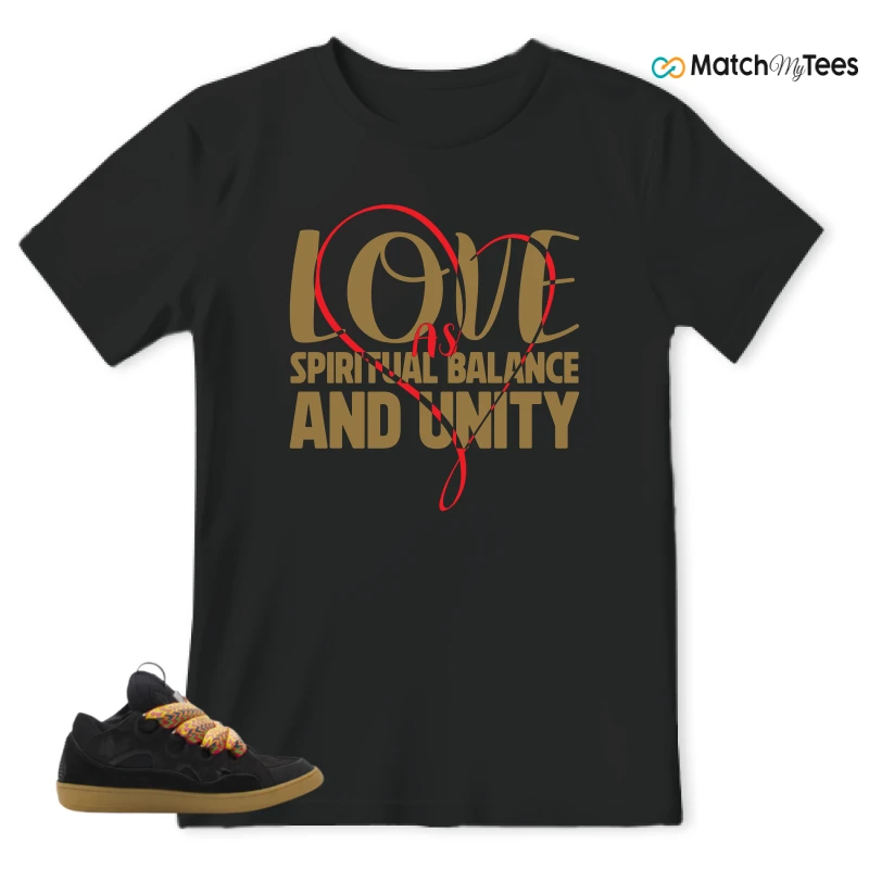 LANVIN CURB LEATHER SNEAKERS Matching Tees t-shirt