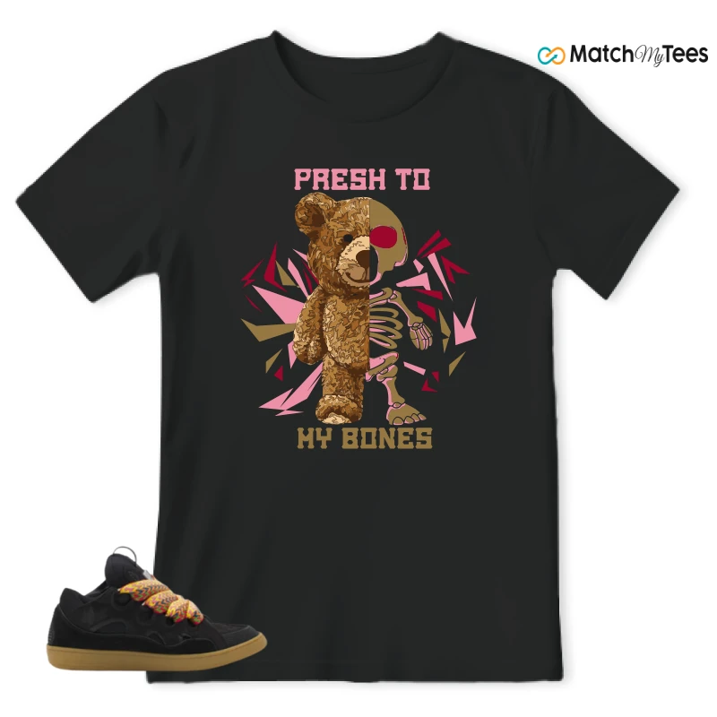 LANVIN CURB LEATHER SNEAKERS Matching Tees t-shirt