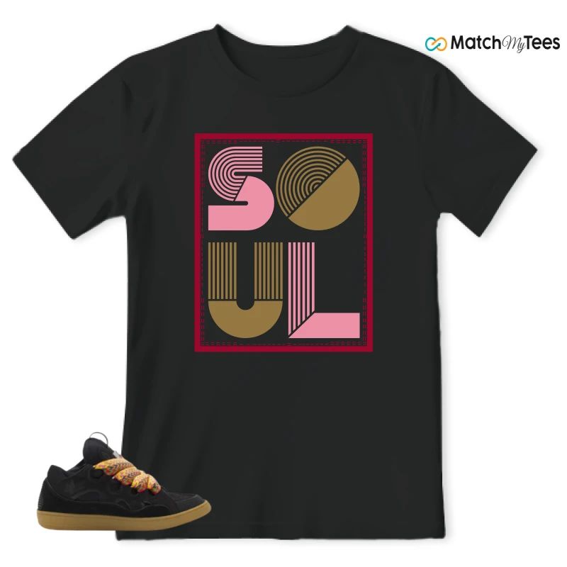 LANVIN CURB LEATHER SNEAKERS Matching Tees t-shirt