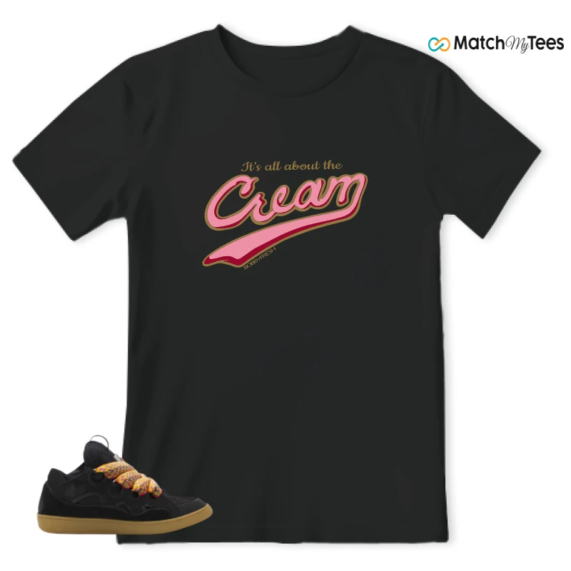 LANVIN CURB LEATHER SNEAKERS Matching Tees t-shirt