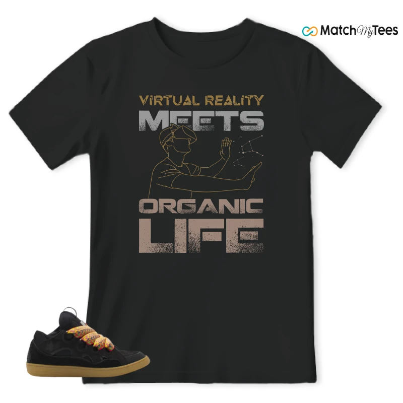 LANVIN CURB LEATHER SNEAKERS Matching Tees t-shirt