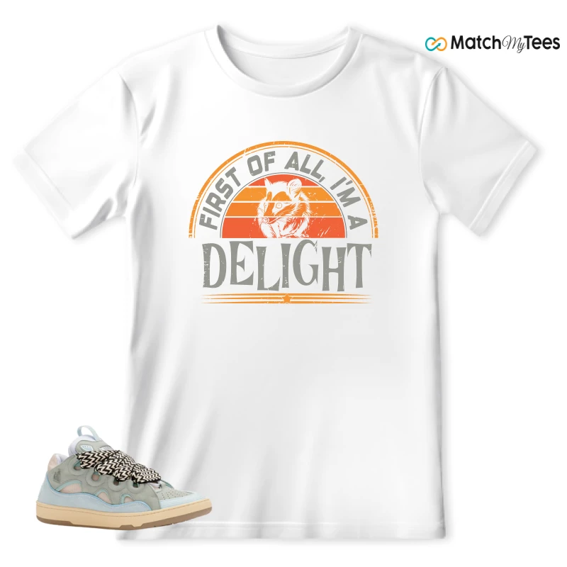 LANVIN LEATHER CURB LIGHT BLUE GUM (WOMEN'S) SNEAKER Matching Tees t-shirt