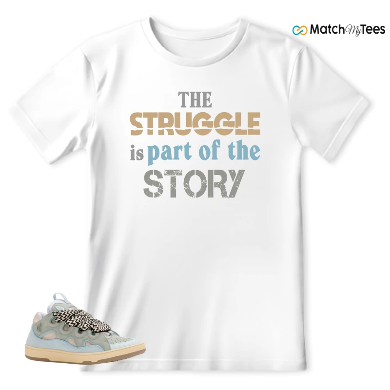 LANVIN LEATHER CURB LIGHT BLUE GUM (WOMEN'S) SNEAKER Matching Tees t-shirt