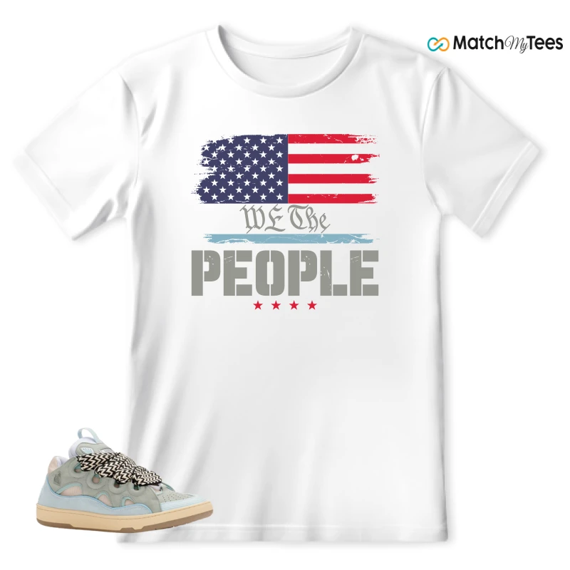 LANVIN LEATHER CURB LIGHT BLUE GUM (WOMEN'S) SNEAKER Matching Tees t-shirt