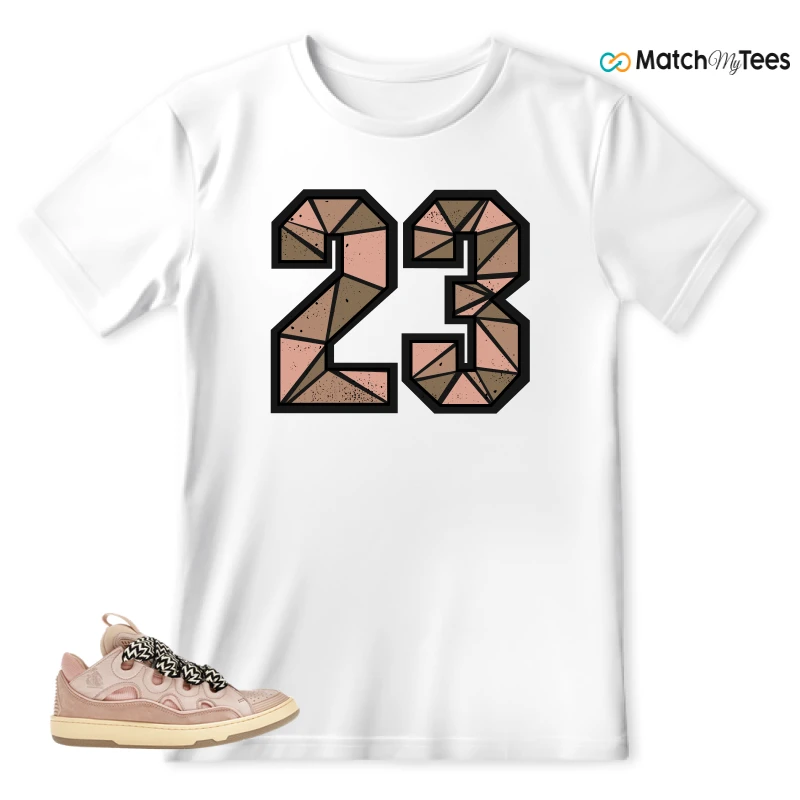 LANVIN LEATHER CURB PINK SNEAKER Matching Tees t-shirt
