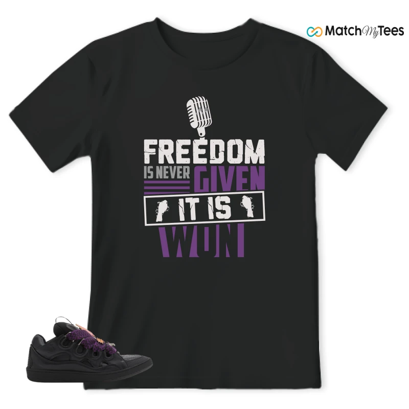 LANVIN X FUTURE CURB 3.0 LEATHER MEN SNEAKERS Matching Tees t-shirt