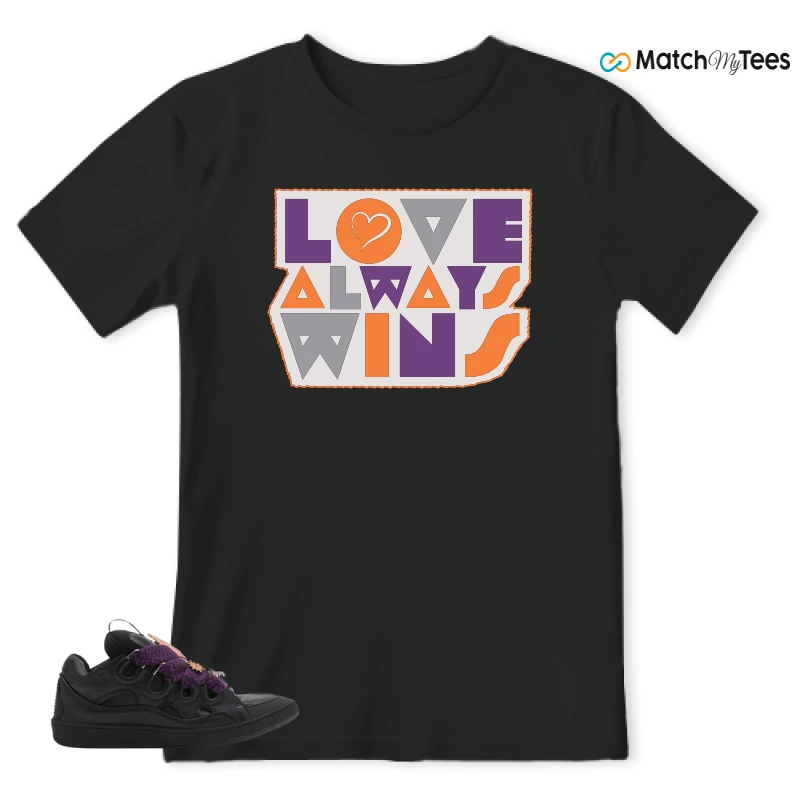 LANVIN X FUTURE CURB 3.0 LEATHER MEN SNEAKERS Matching Tees t-shirt