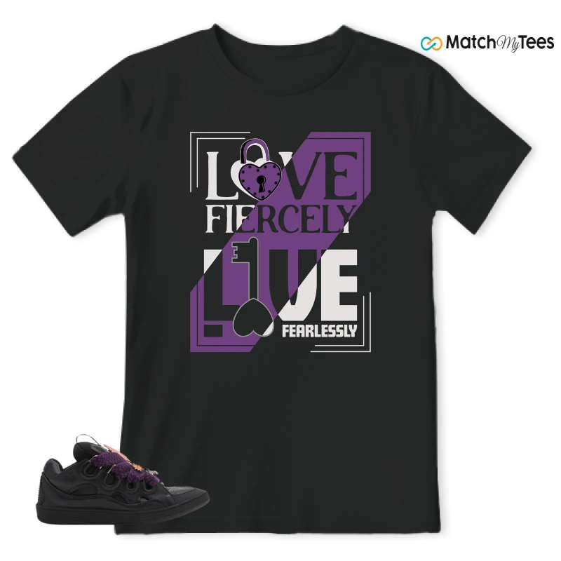 LANVIN X FUTURE CURB 3.0 LEATHER MEN SNEAKERS Matching Tees t-shirt