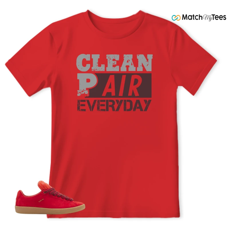 LANVIN X FUTURE CURB 3.0 LEATHER MEN SNEAKERS Matching Tees t-shirt